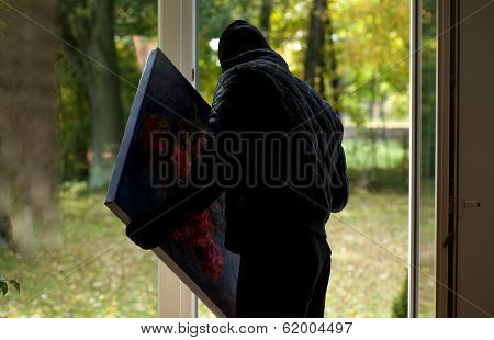 Thief With Painting