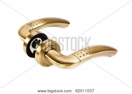 Doorhandle Isolated On White Background