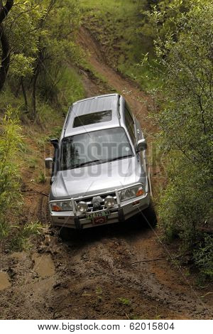Silver Mitsubishi Pajero Dhd