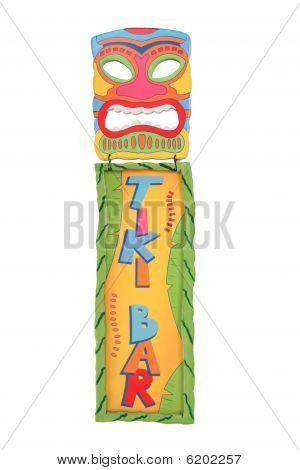Tiki Bar masku a znamení