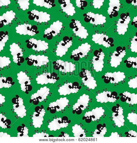 sheep pattern eps10