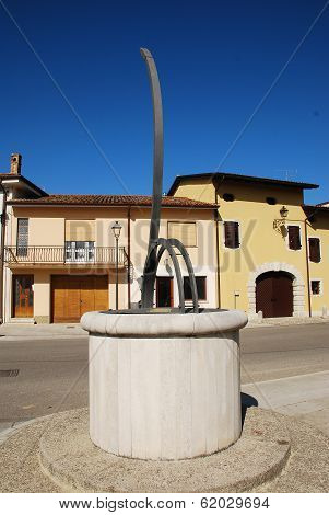 Horizontal Sundial In Aiello