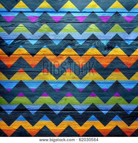 Seamless chevron pattern on wood texture