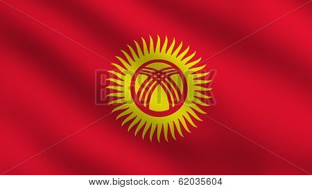 Kyrgyzstan Flag