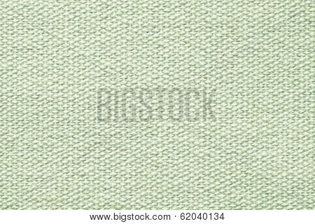 Pale Green Coarse-grained Texture Of Rough Fabric