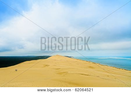 Pyla Or Pilat Dune, Bordeaux. France, Largest Sand Dune In Europe.