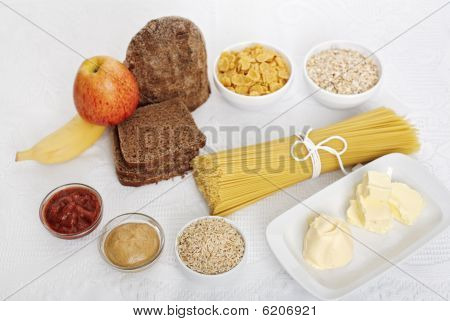 Régime alimentaire choix sur blanc