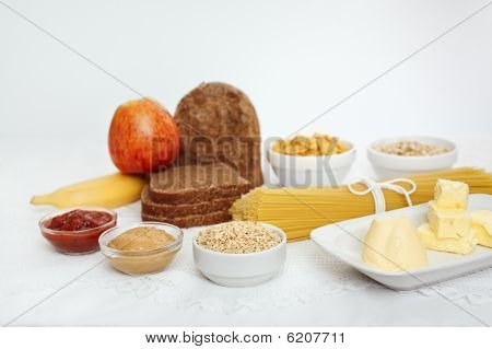 Régime alimentaire choix sur blanc