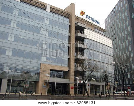 BUCHAREST - JANUARY 31: the headquarters of Romanian oil and natural gas concern Petrom SA in Bucharest, Romania, on Saturday, January 31, 2009.