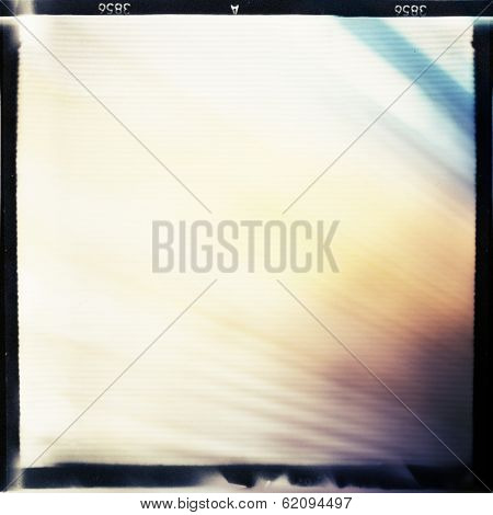 Medium format film frame background.