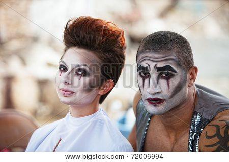 Attractive Cirque Performers