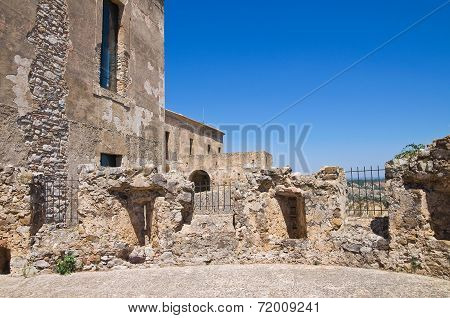 Swabian Castle of Rocca Imperiale. Calabria. Italy.
