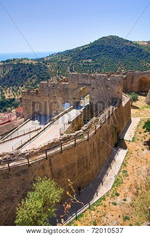 Swabian Castle of Rocca Imperiale. Calabria. Italy.