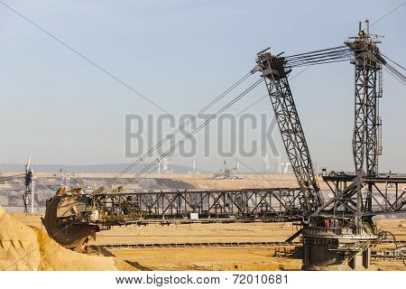 Giant Bucket Wheel Excavator