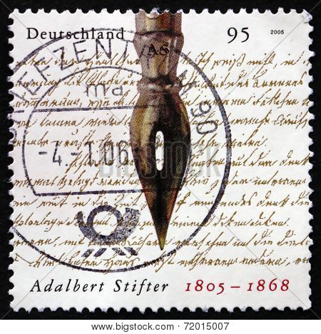Postage Stamp Germany 2005 Adalbert Stifter, Writer