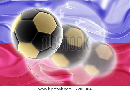 Bandiera di Lichenstein ondulate calcio sito