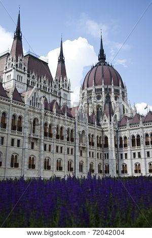 Budapest, view of parliament,Hungary