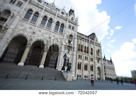 Parliament building in Budapest 