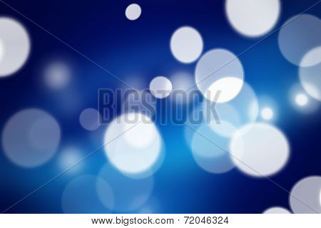 Blue Abstract Blurred Background, Bokeh
