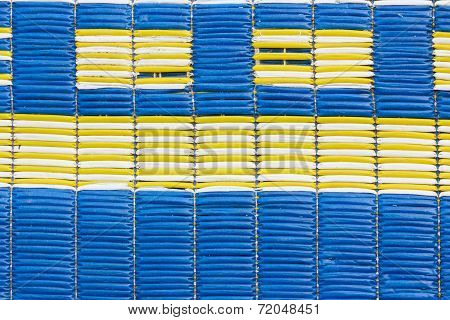 The Texture Of Old And Dirty Plastic Mat For Background
