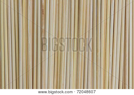 Closeup Of Bamboo Mat Background