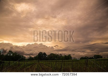 Storm In The Fields Of Italy