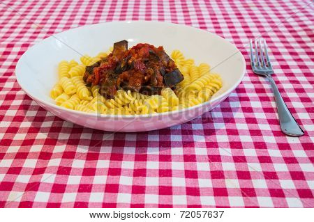 Pasta Alla Norma Dish