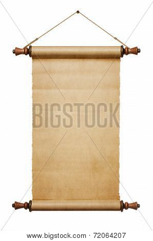 Blank Paper Scroll