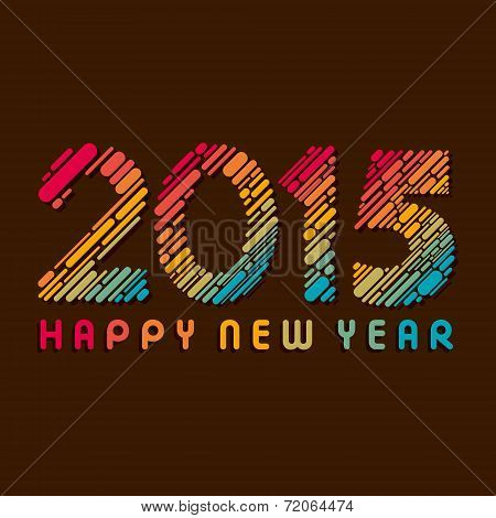 Happy new year greeting 2015 stock vector