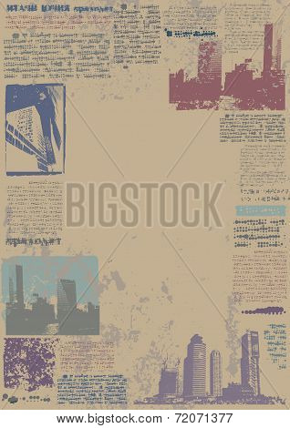 grunge city border