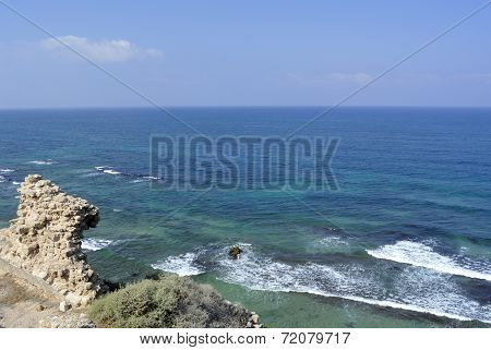 Apollonia Beach Near Tel Aviv.