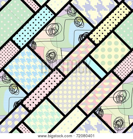 Retro geometric pattern.