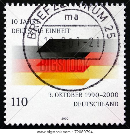 Postage Stamp Germany 2000 German Flag