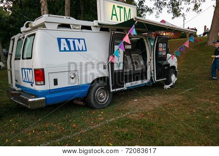 Mobile Atm In Lancaster County, Pa Community Fair.
