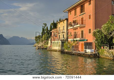 Houses Next To The Lake