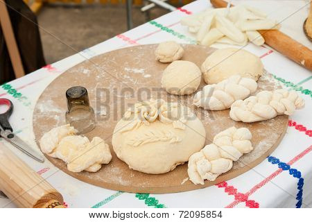 Fresh Homemade Bread Dough For Holidays