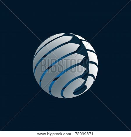 Abstract Globe