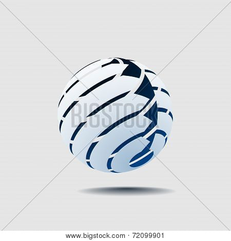 Abstract Globe