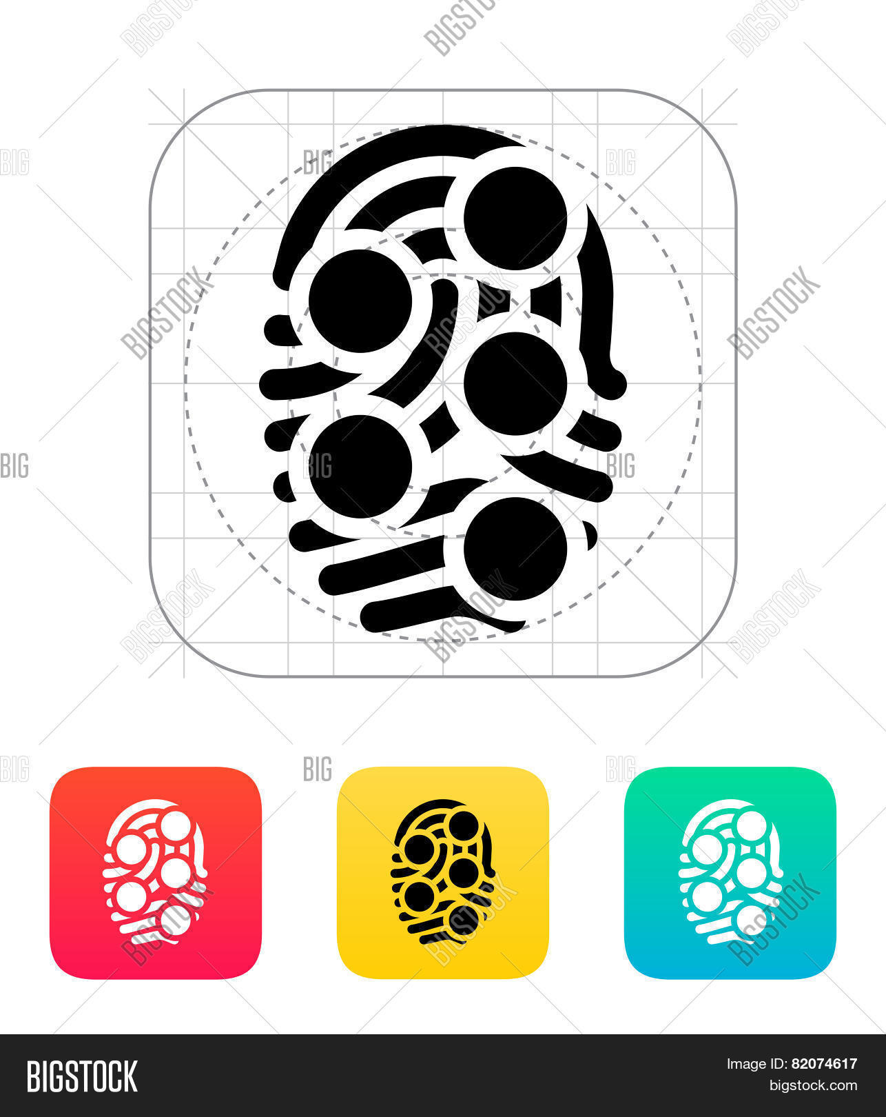 Fingerprint Loop Type Vector & Photo (Free Trial) | Bigstock