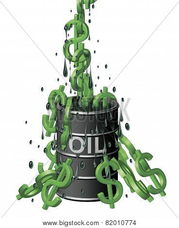 Oil Barrel Of Dollars