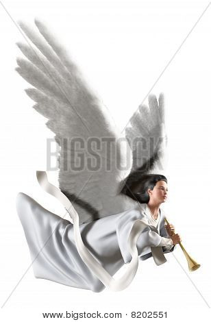 Angel On White