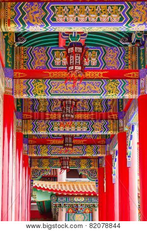 Pattern Of Chinese Column And Beam