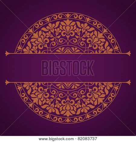 Floral Indian pattern.
