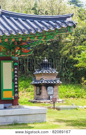 Korean Buddhist Temple complex (Naksansa) in Sokcho, South Korea