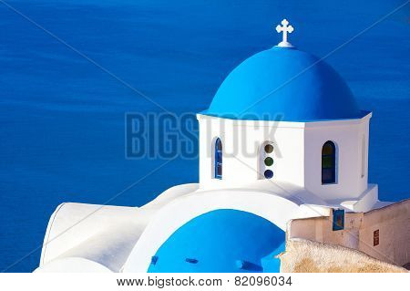 Oia church, Santorini, Greece