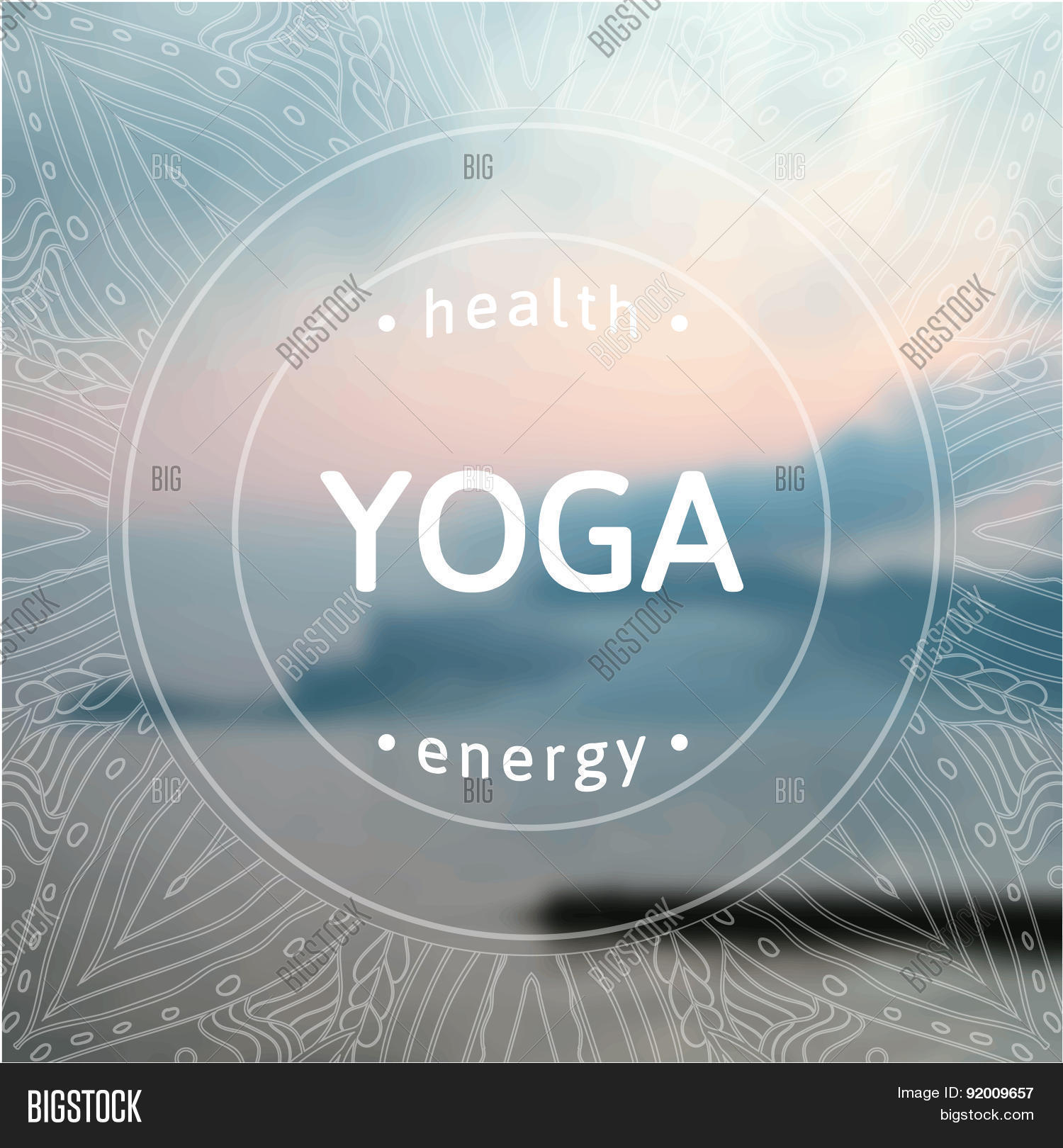 Name Yoga Studio On Vector & Photo (Free Trial) Bigstock