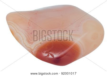 Chalcedony Orange With Stripes