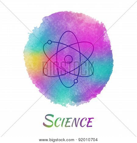 Science Vector Watercolor Concept