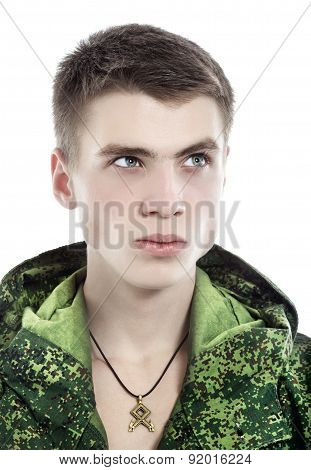 Military Man Portrait