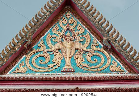 รายละเอียดของหลังคาวัด